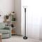 Lalia Home 6ft. Torchiere Floor Lamp with Marbleized Shade
